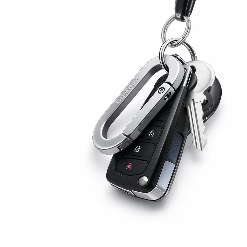 Guardio GC-004 Carabiner Zinc Alloy คาราบิเนอร์ พวงกุญแจพรีเมียม ทรงรี ขนาดกะทัดรัด ไม่เป็นสนิมง่าย รูปที่ 4