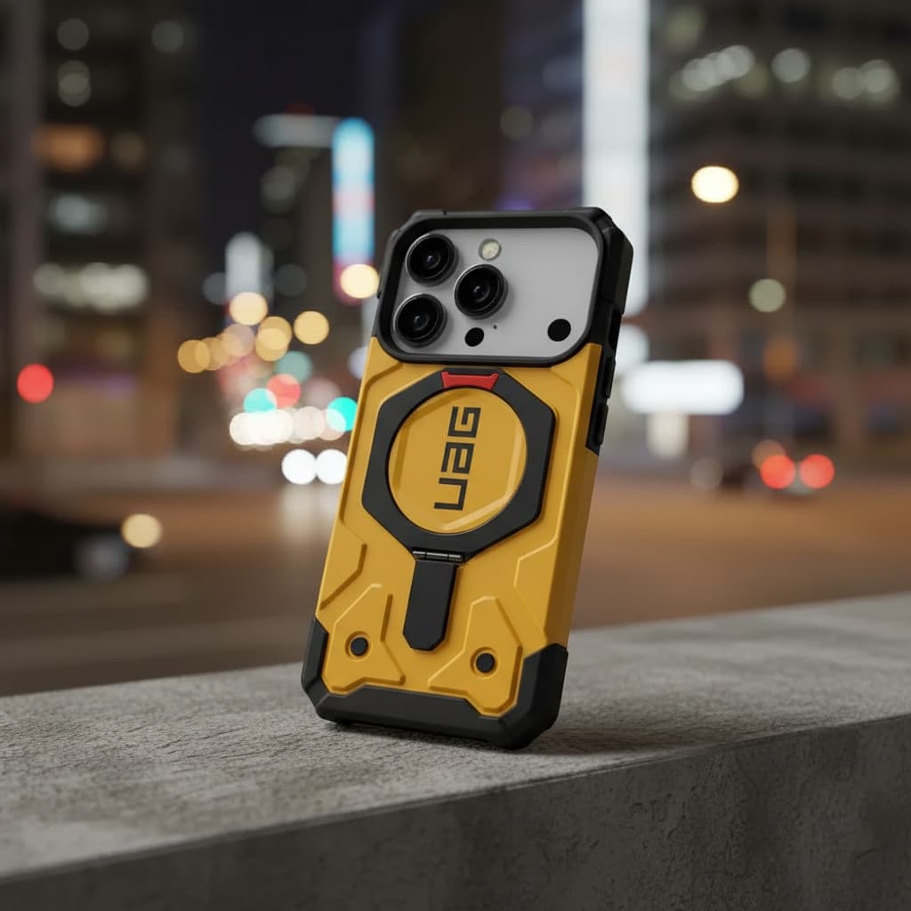 เคส UAG สำหรับ iPhone 12 13 14 15 Pro Max PLUS วงเล็บ แม่เหล็กเคสป้องกันโทรศัพท์มือถือ ป้องกันการตก รูปที่ 3