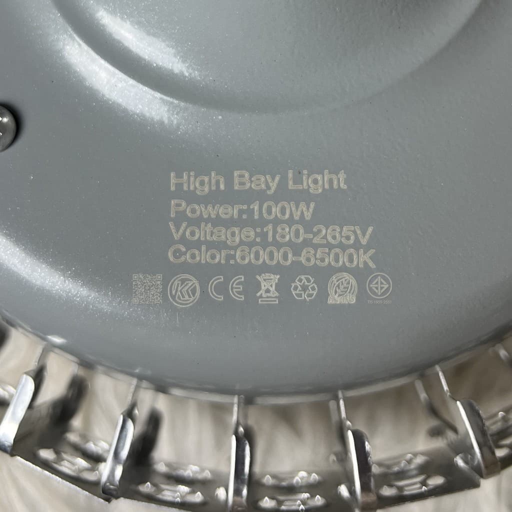 KUGOO โคมไฟไฮเบย์ LED High Bay Light โรงงาน ลานจอดรถ ในบริษัท สนามกีฬาและพื้นกลางแจ โกดัง ติดเพดาน รูปที่ 9