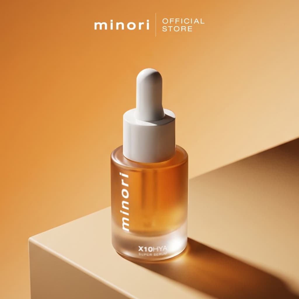 เซรั่ม ลดฝ้า ลดรอยดำ เห็นผลตั้งแต่ขวดแรก Minori x10 Hya Super Serum รูปที่ 1
