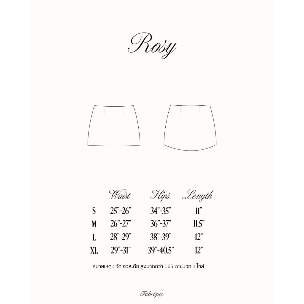 Fabrique.co - Rosy Posie Skirt กระโปรงสััน กระโปรฃ กระโปรงผู้หญิง กระโปรงออกงาน รูปที่ 9