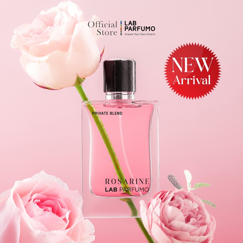 LAB PARFUMO Rosarine น้ำหอมสำหรับผู้หญิง ดอกไม้แป้งละมุนแห่งความสง่างาม รูปที่ 1