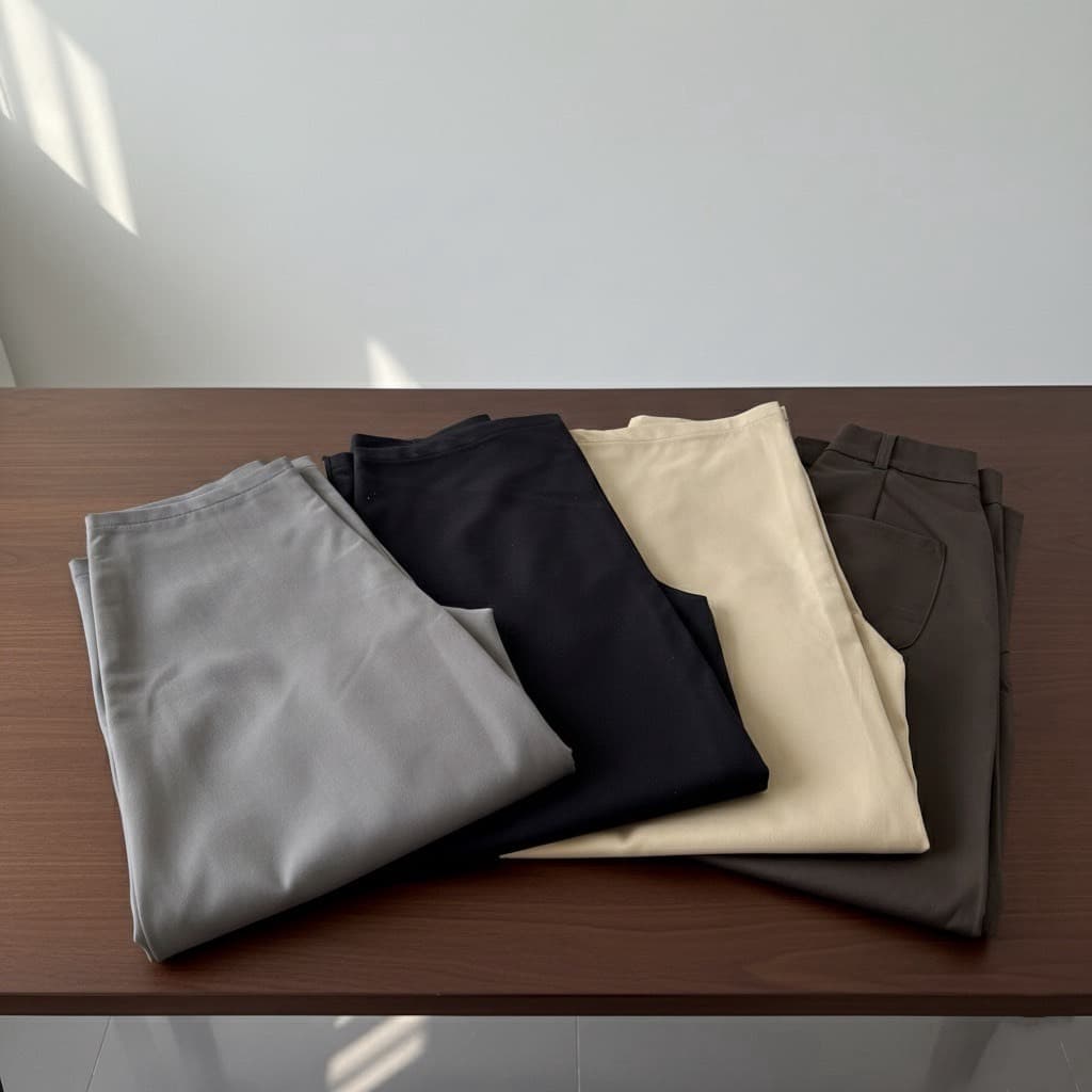 Barrell pants กางเกงบาเรลผ้าซูปเปอร์กึ่งยีนส์หนาอยู่ทรงสวย รูปที่ 8