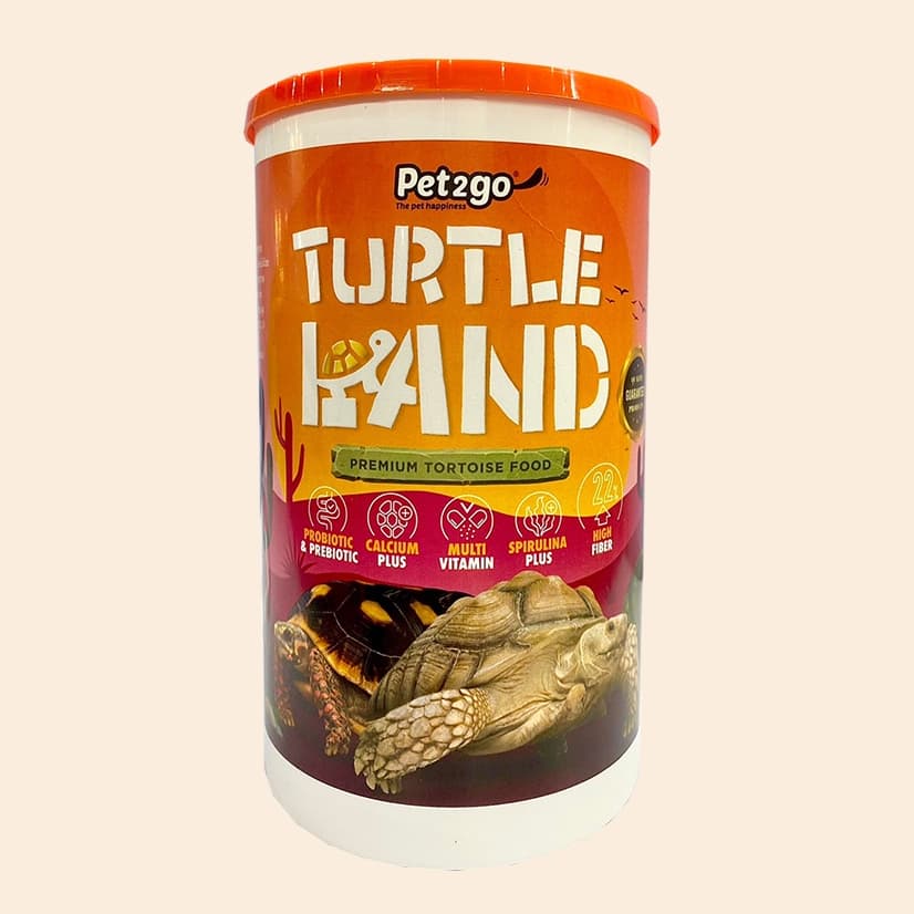 Turtle Land อาหารเต่าบก พรีเมียม สูตรสาหร่ายสไปรูริน่า 300g และ 2.5 kg. ||TTF|| รูปที่ 4