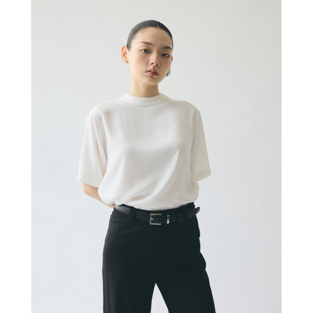AOP Archive -Not So Tee เสื้อคอกลมแขนสั้น ผ้าซาติน รูปที่ 4