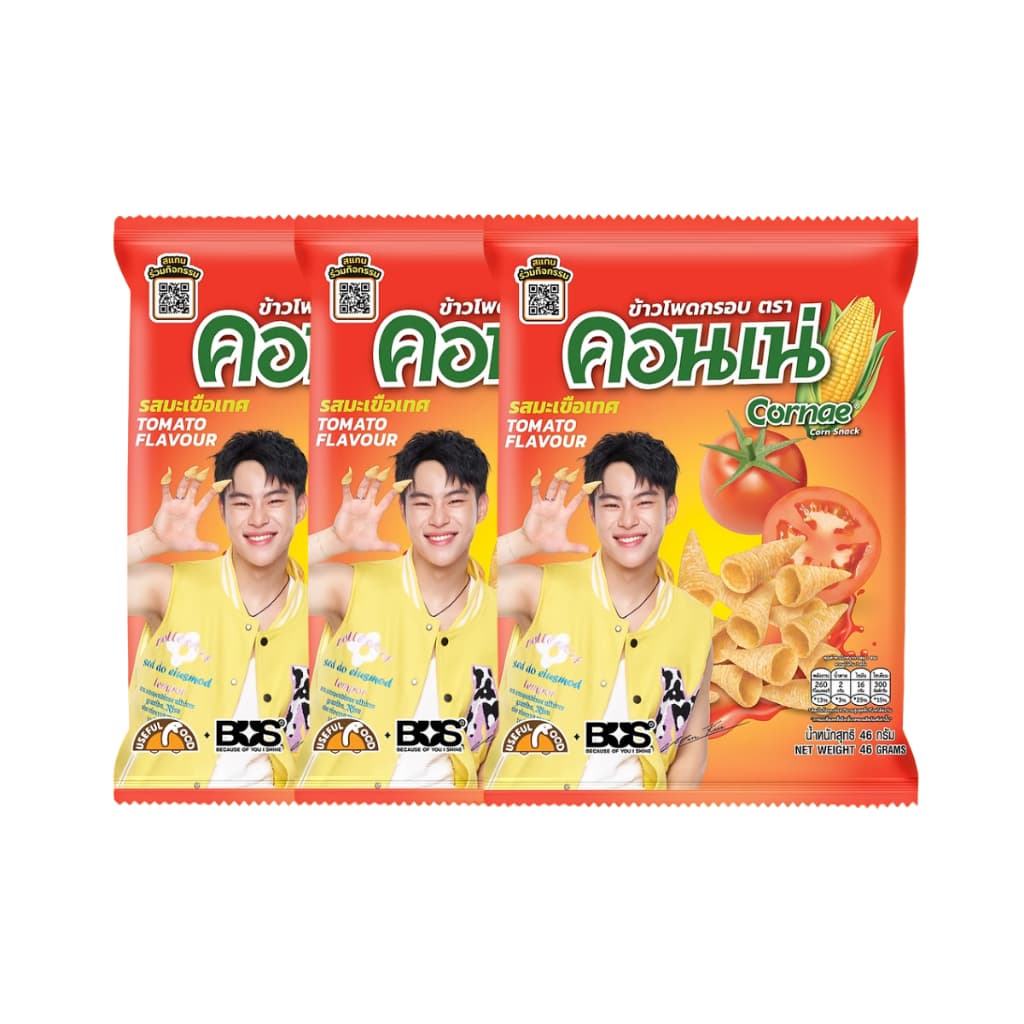 ขนมปาปริก้า / ขนมโปเต้ / ขนมคอนเน่ x BUS 46-52 กรัม 3 ห่อ รูปที่ 8
