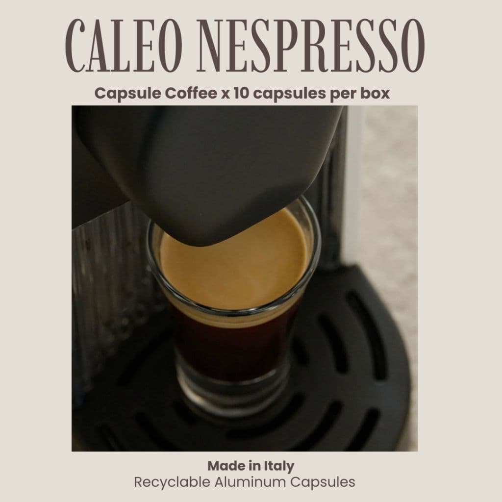 ยกแพ็ค 50/100 แคปซูล CAFFÈ CALEO Nespresso Capsules กาแฟแคปซูลอิตาลีแท้ Aluminum Capsules รูปที่ 9