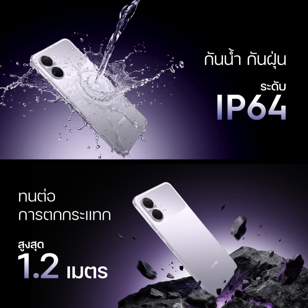 TECNO Spark Go 3 | 5000mAh 15W Fast Charging | 6.75" HD+ 120Hz| 13MP| รับประกัน 13 เดือน รูปที่ 5