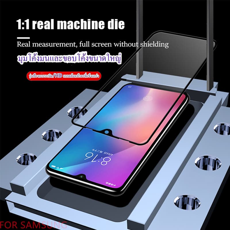 005 ฟิล์มกระจกเต็มจอ For OPPO A6 A6X A6T A6TPro A6Pro A5 A5i A5iPro A5Pro A5X A3 4G A3X A3Pro A38 A18 A60 A58 A78 A57 รูปที่ 9