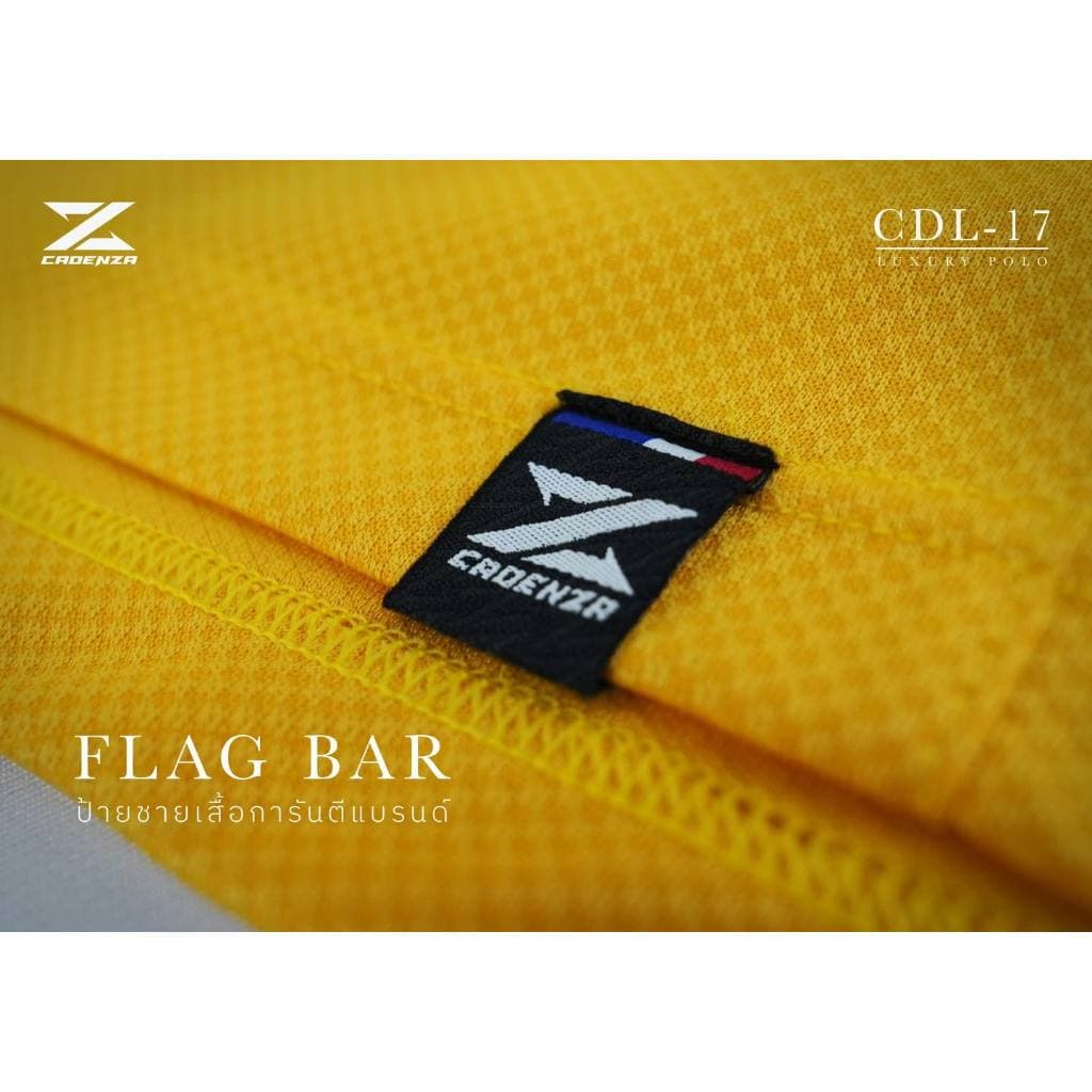 ถูกแทบทุน เสื้อโปโลแขนสั้นคาเดนซ่า CADENZA PREMIUM POLO รหัส CDL-17 1 แท้100% รูปที่ 7