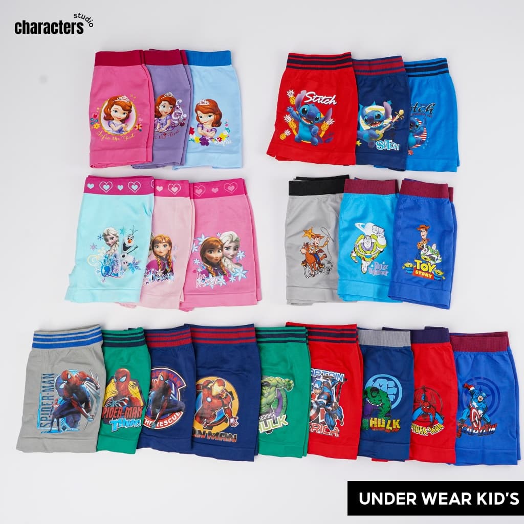 Characters Studio - Underwear - กางเกงในเด็กลายสินค้าลิขสิทธ์แท้100% Marvel Disney รูปที่ 1