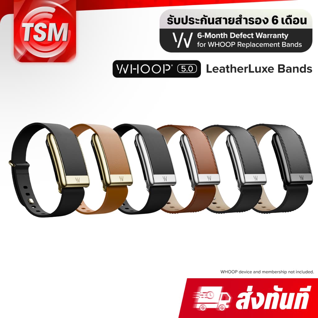 WHOOP 5.0 - LeatherLuxe Band สายหนังแท้จากอิตาลี สำหรับ WHOOP 5.0 รูปที่ 1