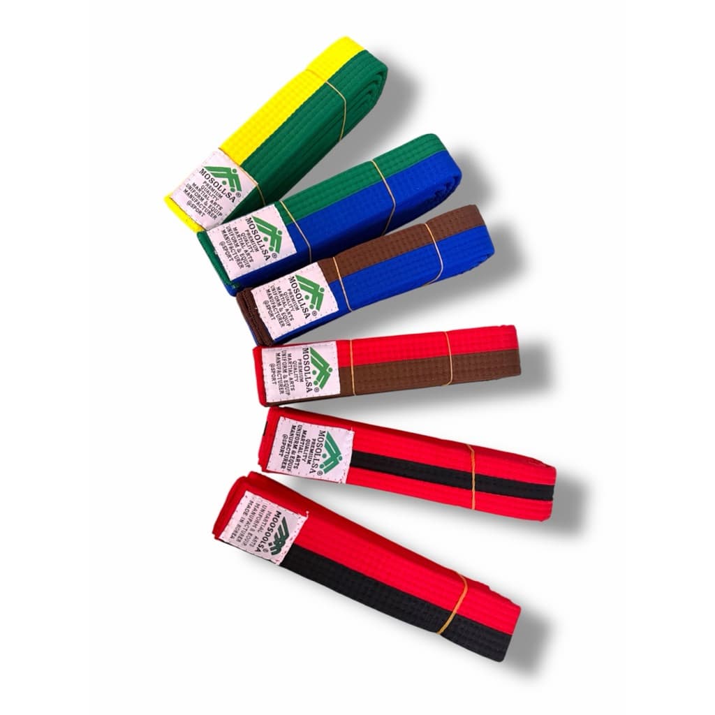 !!! สายเทควันโด สายสีเทควันโด ขั้น1,2 Taekwondo Belt สายคาดเอว ความกว้าง 1.5 นิ้ว รูปที่ 2