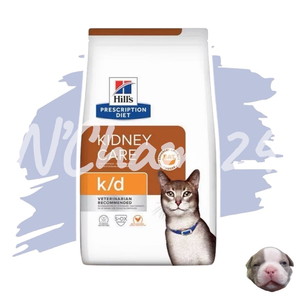Hill’s k/d cat 3.85 kg exp.01/27 อาหารเม็ดแมวรสไก่ สำหรับไตแมว รูปที่ 1