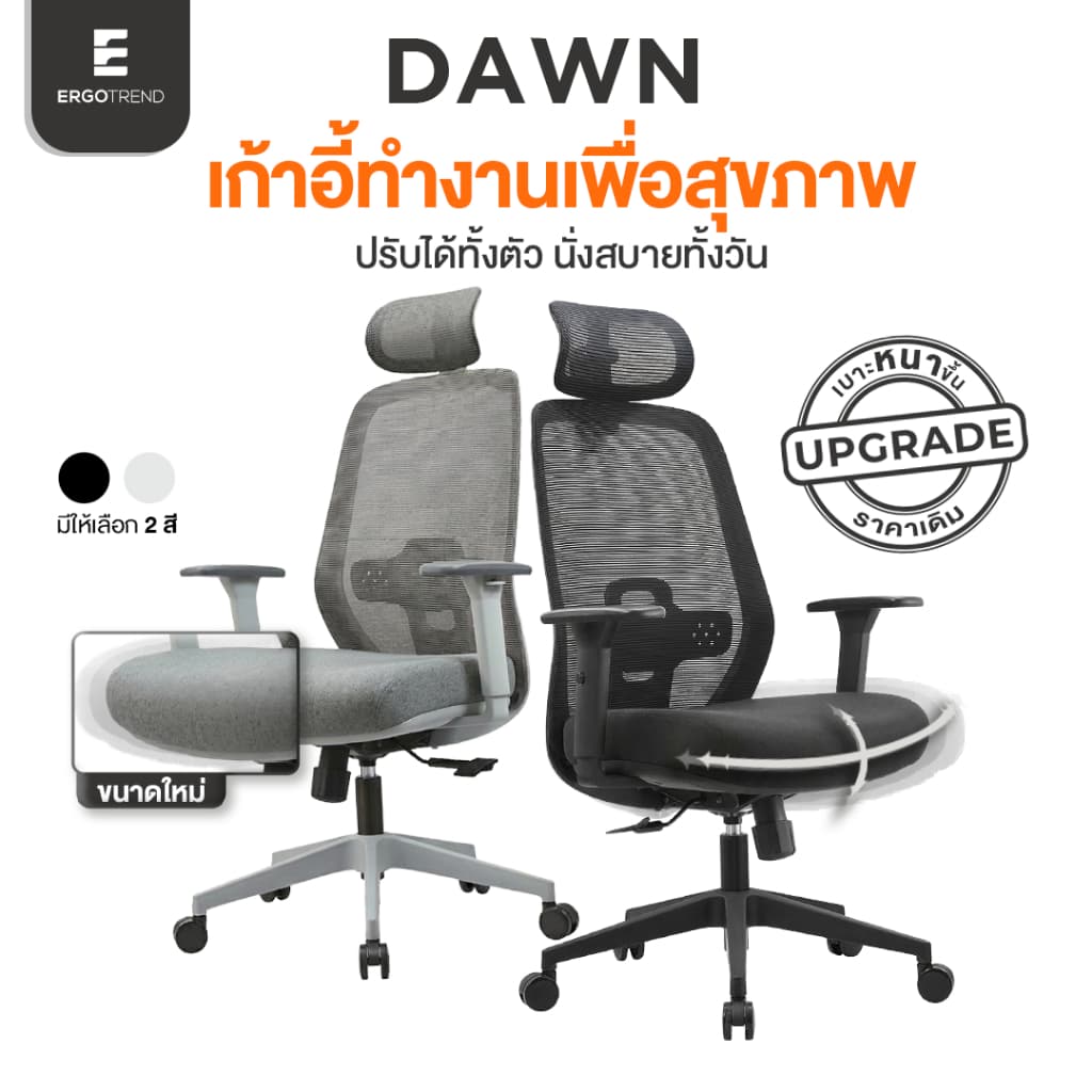 Ergotrend เก้าอี้เพื่อสุขภาพเออร์โกเทรน รุ่น DAWN รูปที่ 1