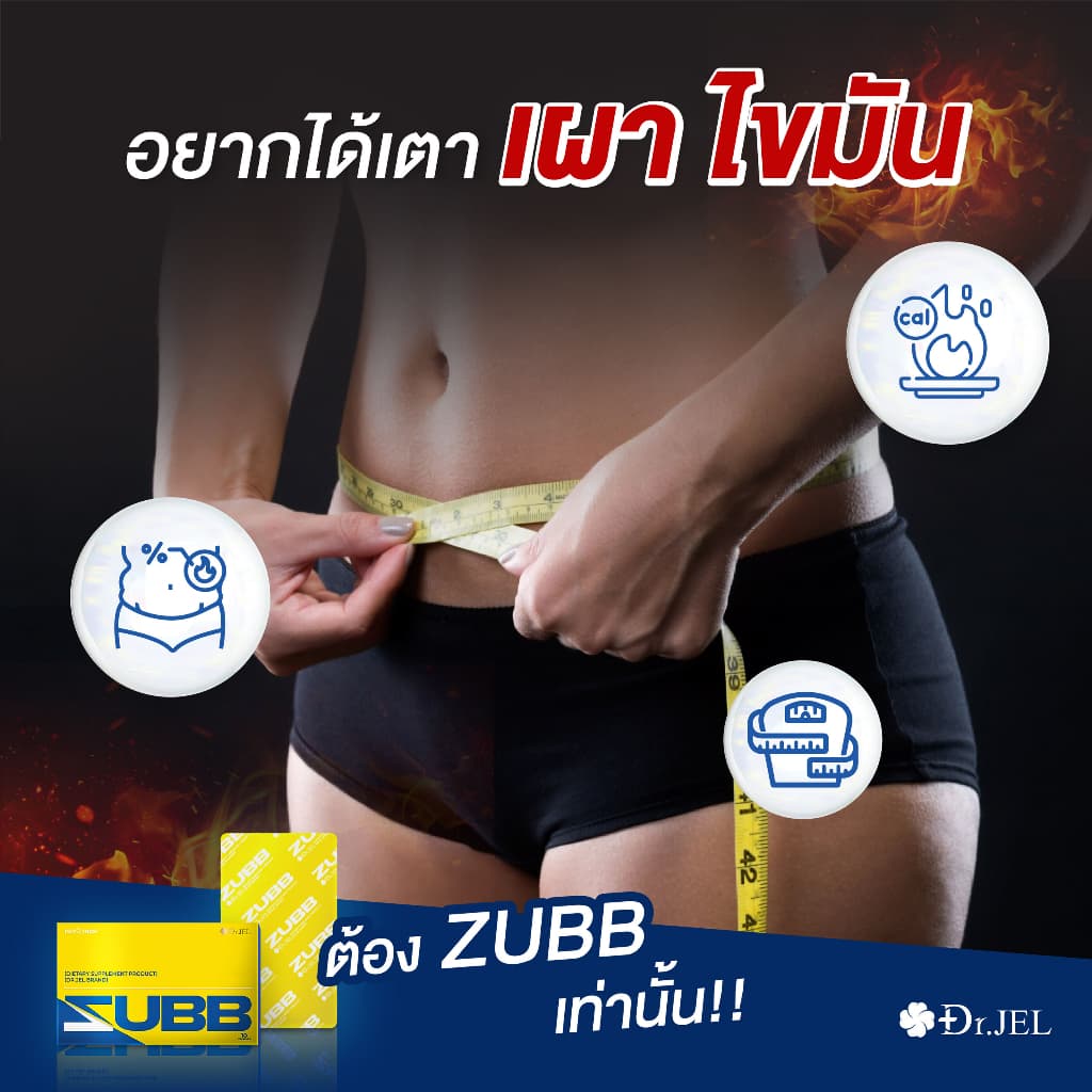 Dr.Jel ZUBB เม็ดลีนเจพุฒ ลดน้ำหนัก คุมหิว บล็อคแป้ง น้ำตาล ไขมัน เร่งเผาผลาญ ด็อกเตอร์เจล รูปที่ 2