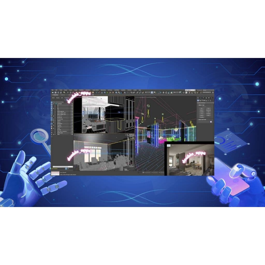 V-Ray For 3ds Max 2019–2025 เวอร์ชั่น 7 สำหรับ Render 3ds Max สำหรับเครื่องคอมพิวเตอร์ windows รูปที่ 9