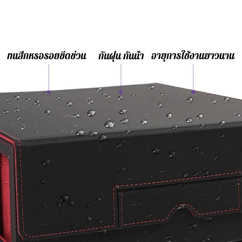 กล่องเก็บการ์ด กล่องเก็บการ์ดเกม มีที่กั้นและที่รองการ์ด กล่องเดก สะสมการ์ด หนังกันน้ำ ใส่การ์ด รูปที่ 5