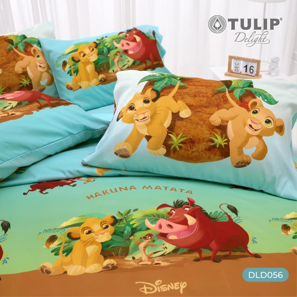 TULIP Delight ชุดผ้าปูที่นอน เดอะ ไลออน คิง ลิขสิทธ์แท้ดิสนีย์ Disney The Lion King DLD056 ผ้าห่ม ผ้านวม ผ้าปูที่นอน รูปที่ 3