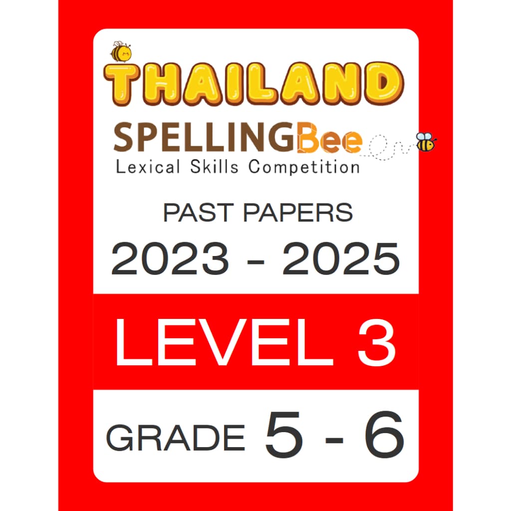 ข้อสอบ TSB Thailand Spelling Bee 2023-2025 Level 3 รอบคัดเลือก Preliminary Round G.5-6 รูปที่ 2