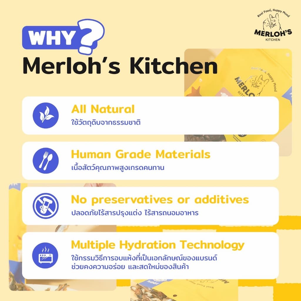 นมแพะฟรีซดราย ผักผลไม้สำหรับสุนัขและแมว Merloh's Kitchen Freeze-dried Goat Milk รูปที่ 5