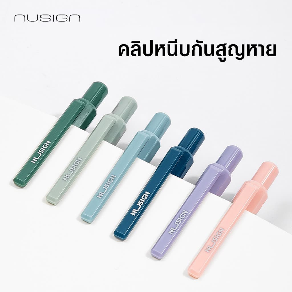 ปากกาเจล Deli รุ่น NS559 ปากกาแบบกด หมึกดำ เขียนลื่นขนาดเส้น 0.5mm รูปที่ 2