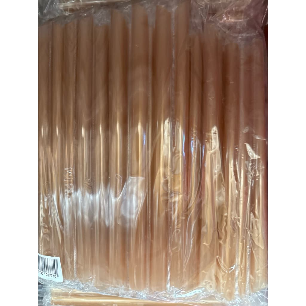 สุ่มยี่ห้อ อ่านก่อนสั่งหลอดไข่มุกใหญ่ ห่อฟิมล์ พลาสติก สุ่มยี่ห้อแพ็คละ 100 เส้น หลอด หลอดดูดไข่มุก รูปที่ 3