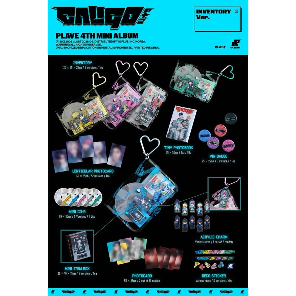 pre อัลบั้ม PLAVE ‎ 3nd mini album ⋆ﾟ⊹ เพ้บ , vlastshop/makestar/weverse/hmv etc. รูปที่ 8
