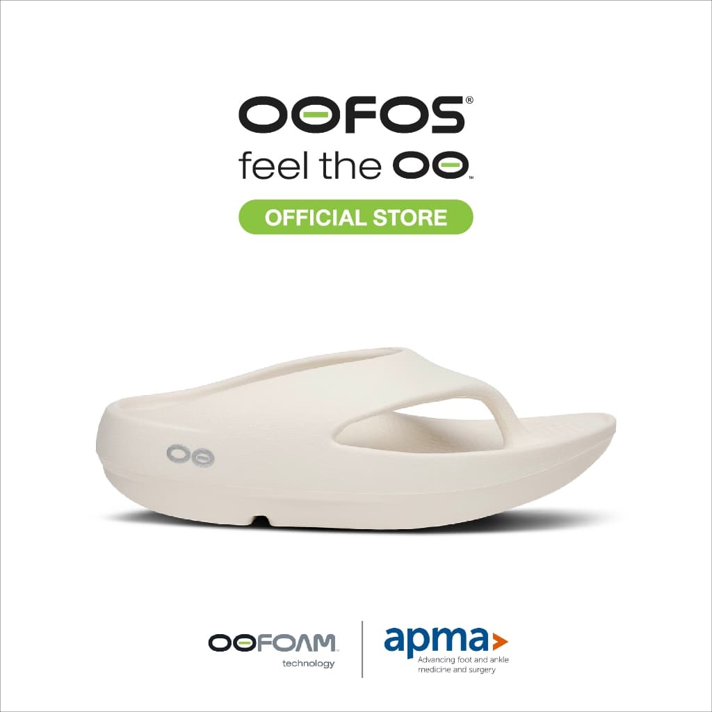 OOFOS OOriginal Plus Chalk รองเท้าเพื่อการฟื้นฟู รูปที่ 4