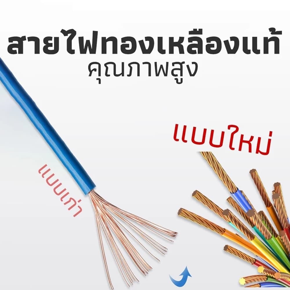 PAE ปลั๊กไฟ 2300W ปลั๊กสามตา 3ช่อง 4ช่อง 5ช่อง 6ช่อง รางปลั๊กไฟ 3เมตร 5เมตร พร้อมสวิตช์ปิด-เปิด มีมอก. รับประกัน รูปที่ 7