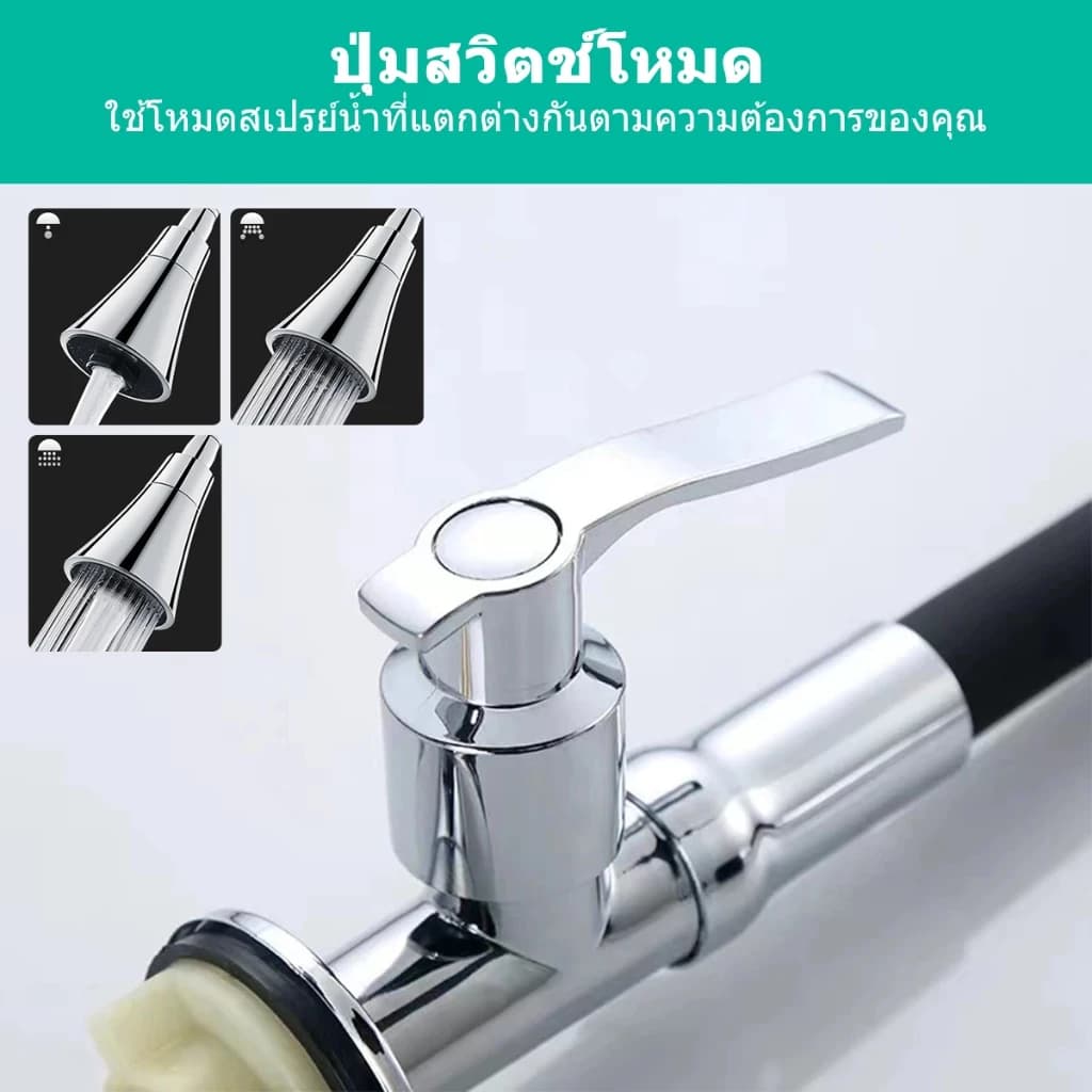 ก๊อกน้ําล้างจาน คอโค้งแรงดันน้ําขนาดใหญ่ ก๊อกน้ําอ่างล้างจาน 360° ทองแดงทั้งหมดเดี่ยว รูปที่ 5