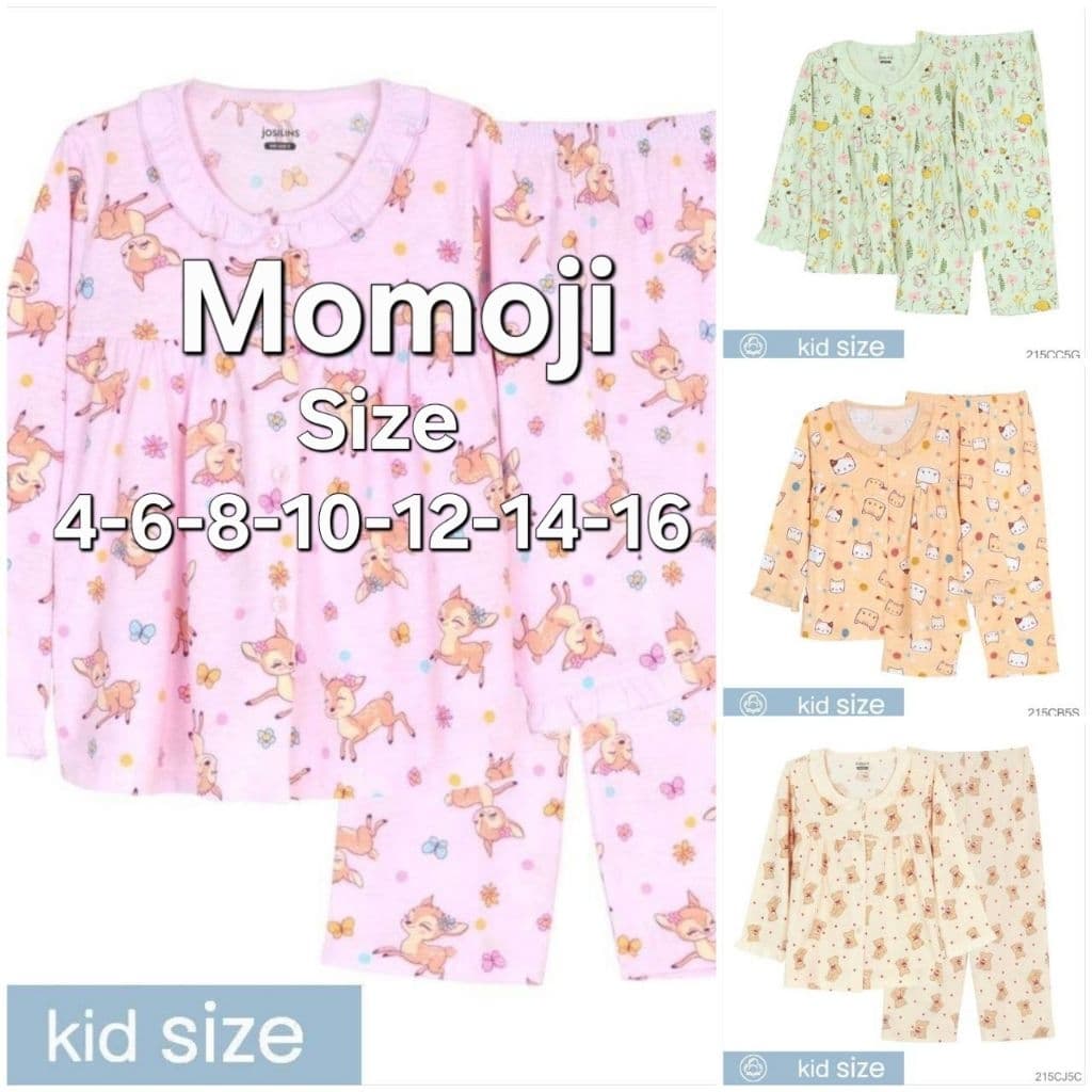 Josilins ชุดนอนเด็ก Momoji Size 4-6-8-10-12-14-16 รูปที่ 1