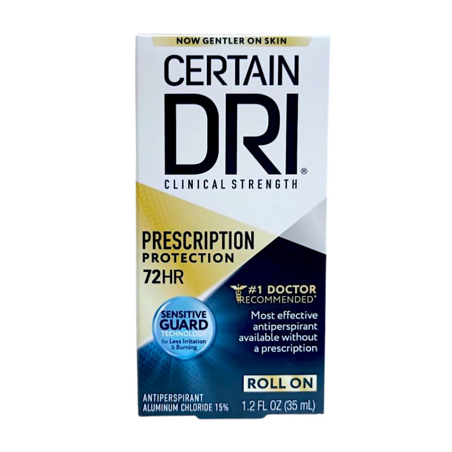 Certain Dri แท้อเมริกา โรลออลระงับกลิ่นกาย ระงับเหงื่อ สูตรที่แพทย์แนะนำ มีแบบ A.M และ P.M. ทาเช้าและก่อนนอน รูปที่ 2