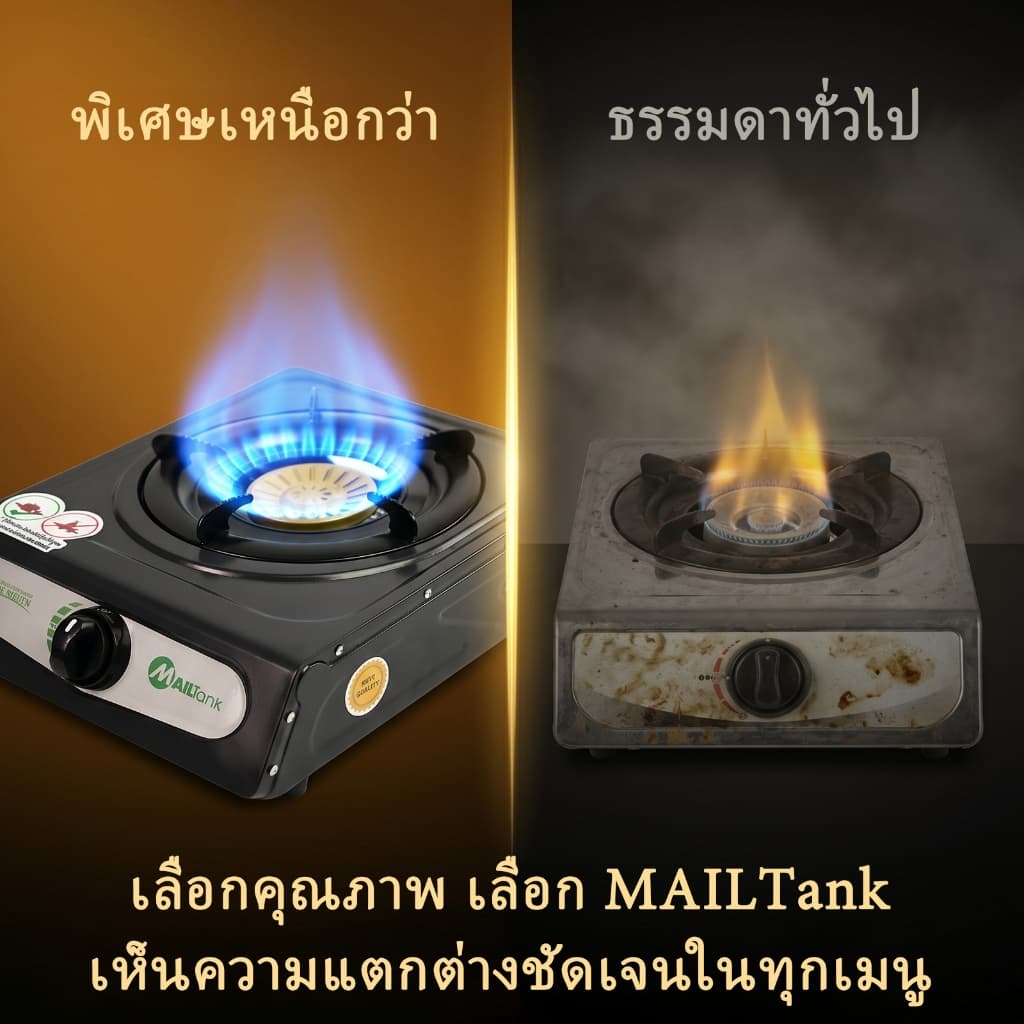 MAILTANK เตาแก็ส IK03 เตาแก๊สหัวเดี่ยว เตาแก๊สพกพา ขนาดกะทัดรัด ไฟแรง ประหยัดแก๊ส รูปที่ 7
