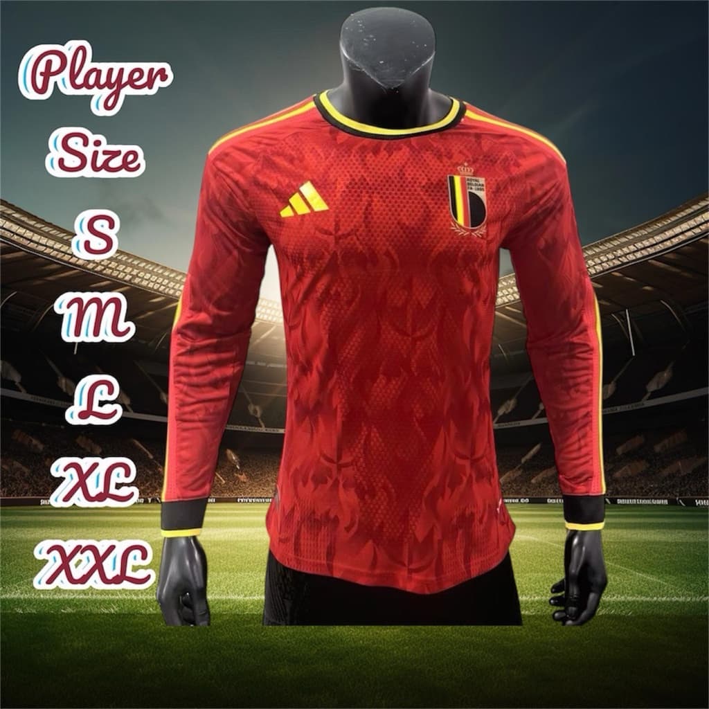 Playerเสื้อกีฬาแขนยาวเกรดเพลเยอร์มีแค่เสื้อไม่มีกางเกง รูปที่ 2