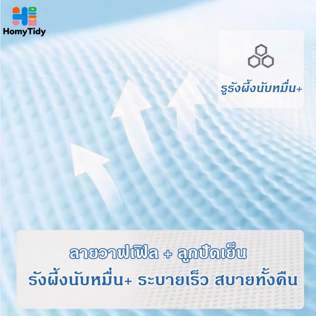 ผ้าปูที่นอนเย็น 3/5/6ฟุต กเสื่อเย็นันคราบมัน ระบายอากาศ สายรัดมุมยางยืด4ด้าน ผ้ารองกันเปื้อนที่นอนซักเครื่องได้ รูปที่ 7