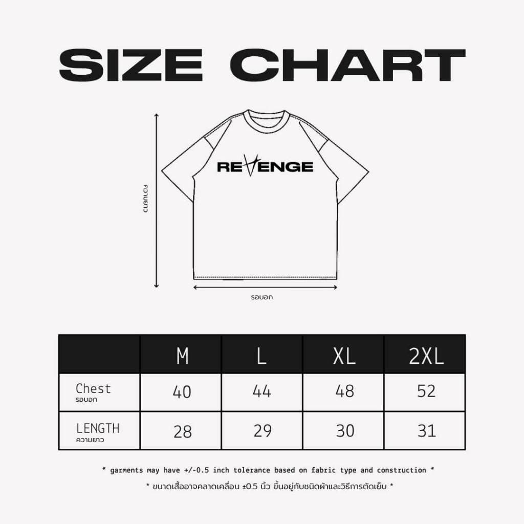 REVENGE Vintage Street – SIN เสื้อยืดสีฟอกเฟด วินเทจพรีเมี่ยม ผ้า Cotton USA งาน DTG คุณภาพสูง รุ่น RE020 รูปที่ 7