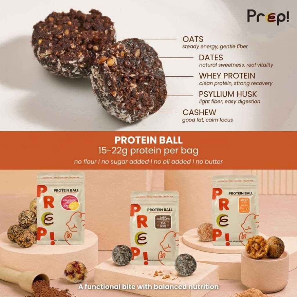 PREP! Protein Ball ขนมโปรตีน 5 ซอง รูปที่ 5