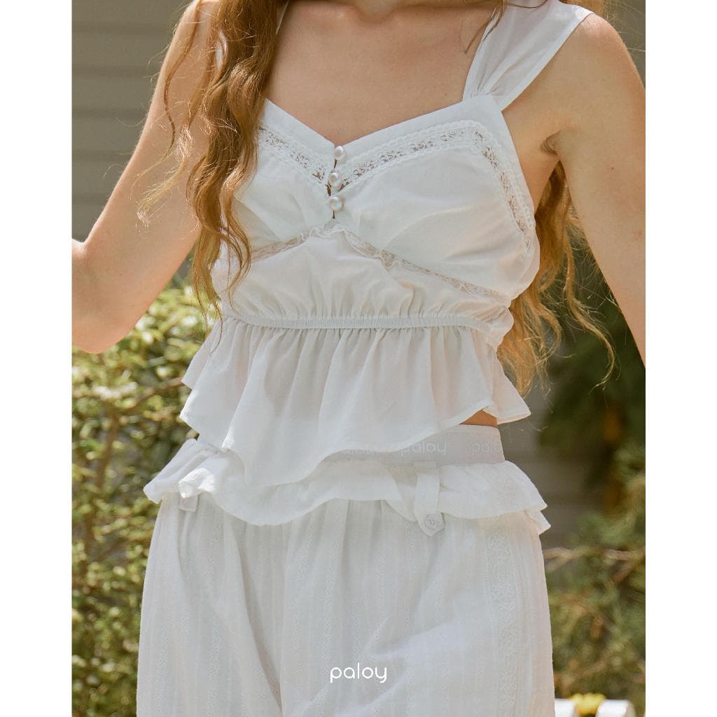Paloy - PL2212 Soft Bloom Set ชุดเซ็ตเสื้อแขนกุดกางเกงขายาว รูปที่ 4