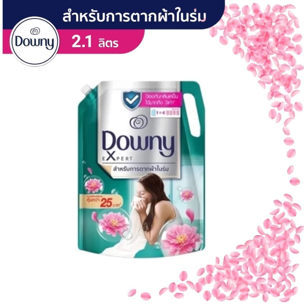 Downy XL Expert น้ำยาปรับผ้านุ่มถุงเติม 2.1L สูตรเข้มข้นพิเศษ ดูแลผ้าอย่างมืออาชีพ ตากในร่มผ้านุ่มหอม ดาวน์นี่ รูปที่ 1