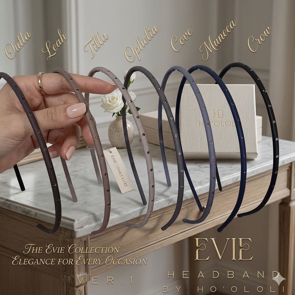 ไม่เจ็บ เส้นเล็ก 0,4 m.l HO'OLOLI HEADBAND : 𝘌𝘝𝘐𝘌 𝘏𝘌𝘈𝘋𝘉𝘈𝘕𝘋 𝙈𝘼𝙏𝙏𝙀 𝘾𝙊𝙇𝙊𝙍@ 𝘒𝘖𝘙𝘌𝘈 รูปที่ 4