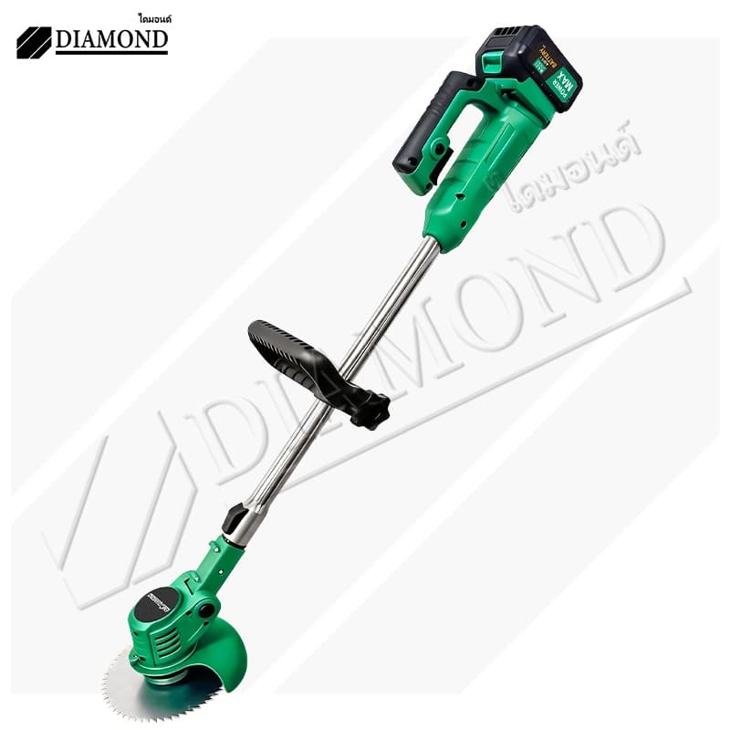 Diamond เครื่องตัดหญ้าไฟฟ้าไร้สาย กำลังไฟ3900W น้ำหนักเบา แรงดี ฟรี: กรรไกรตัดหญ้า รูปที่ 5