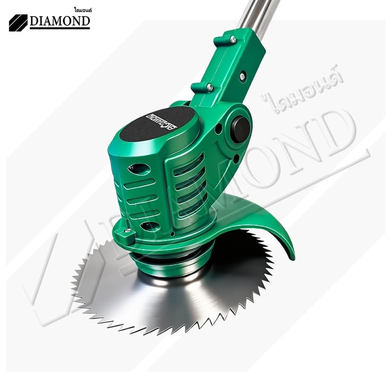 Diamond เครื่องตัดหญ้าไฟฟ้าไร้สาย กำลังไฟ3900W น้ำหนักเบา แรงดี ฟรี: กรรไกรตัดหญ้า รูปที่ 7