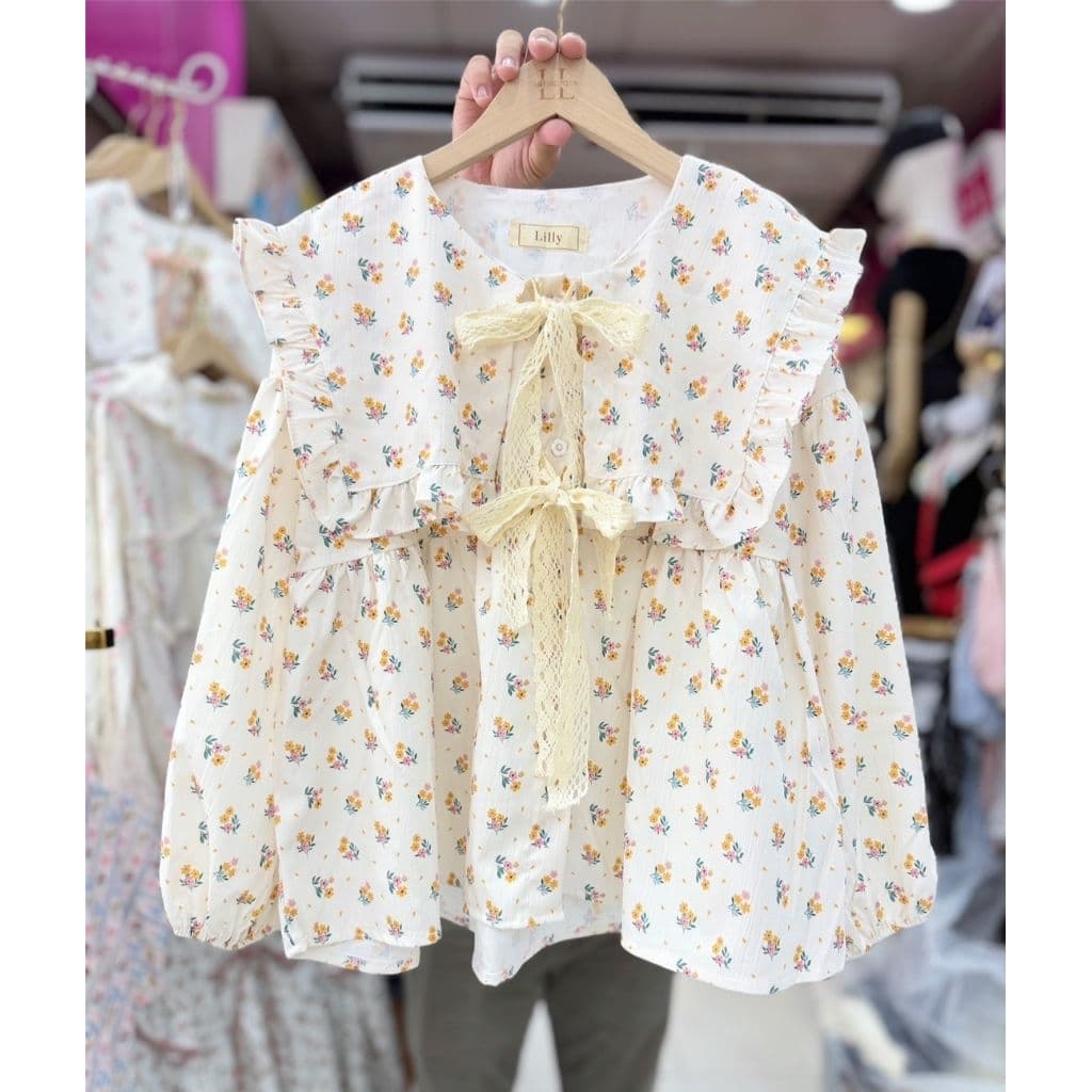 เสื้อคอบัวกระดุมหน้าอกหน้าผ้า44​ นิ้ว​ ยาว​ 23นิ้ว​​ ราคา209บาท​ เหมาะอกจริง​ 32-40นิ้ว รูปที่ 7