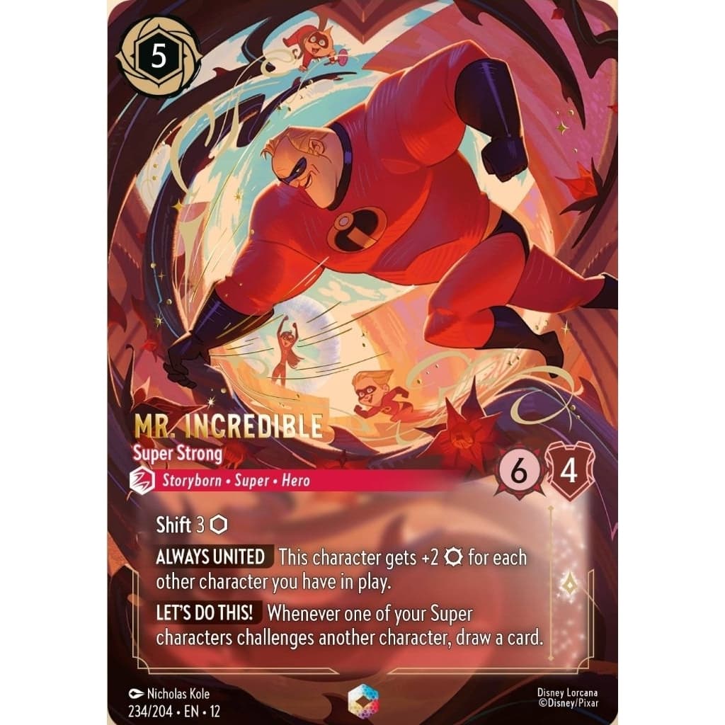 ย560ซองสุ่มการ์ด Disney Lorcana TCG Set12 Wilds Unknown Booster Box ดีสนีย์ลอร์คานา Pixar ของแท้ รูปที่ 5