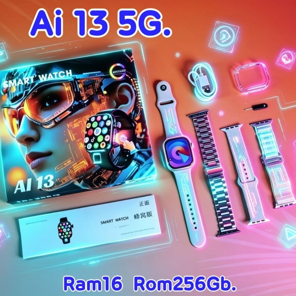 ใหม่ล่าสุดAi13. 5G 256GB.สแกนนิ้วได้นาฬิกาใส่ซิมโหลดแอฟเพิ่มได้ รูปที่ 1