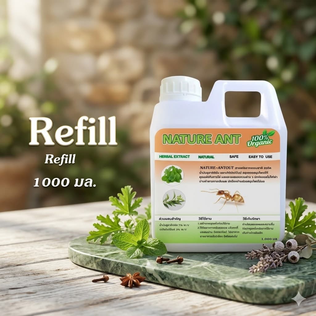 ์Nature Ant สเปรย์สมุนไพรออแกนิคสูตรน้ำไล่มด จากธรรมชาติไล่มดทุกชนิด ปลอดภัยไม่มีสารเคมี รูปที่ 9