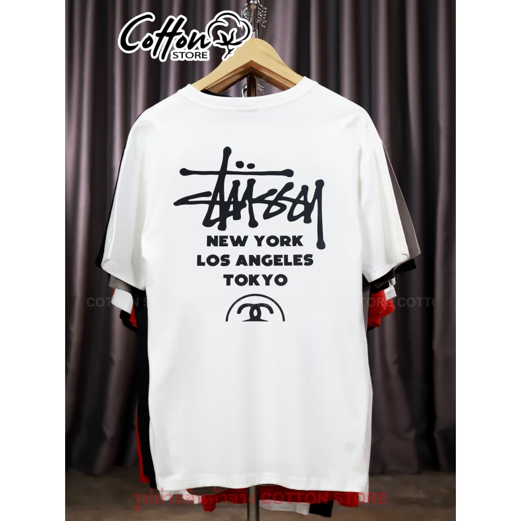 เสื้อยืด Cotton 100% รุ่น Stussy-A XS-5XL อก 38"-56" รูปที่ 7