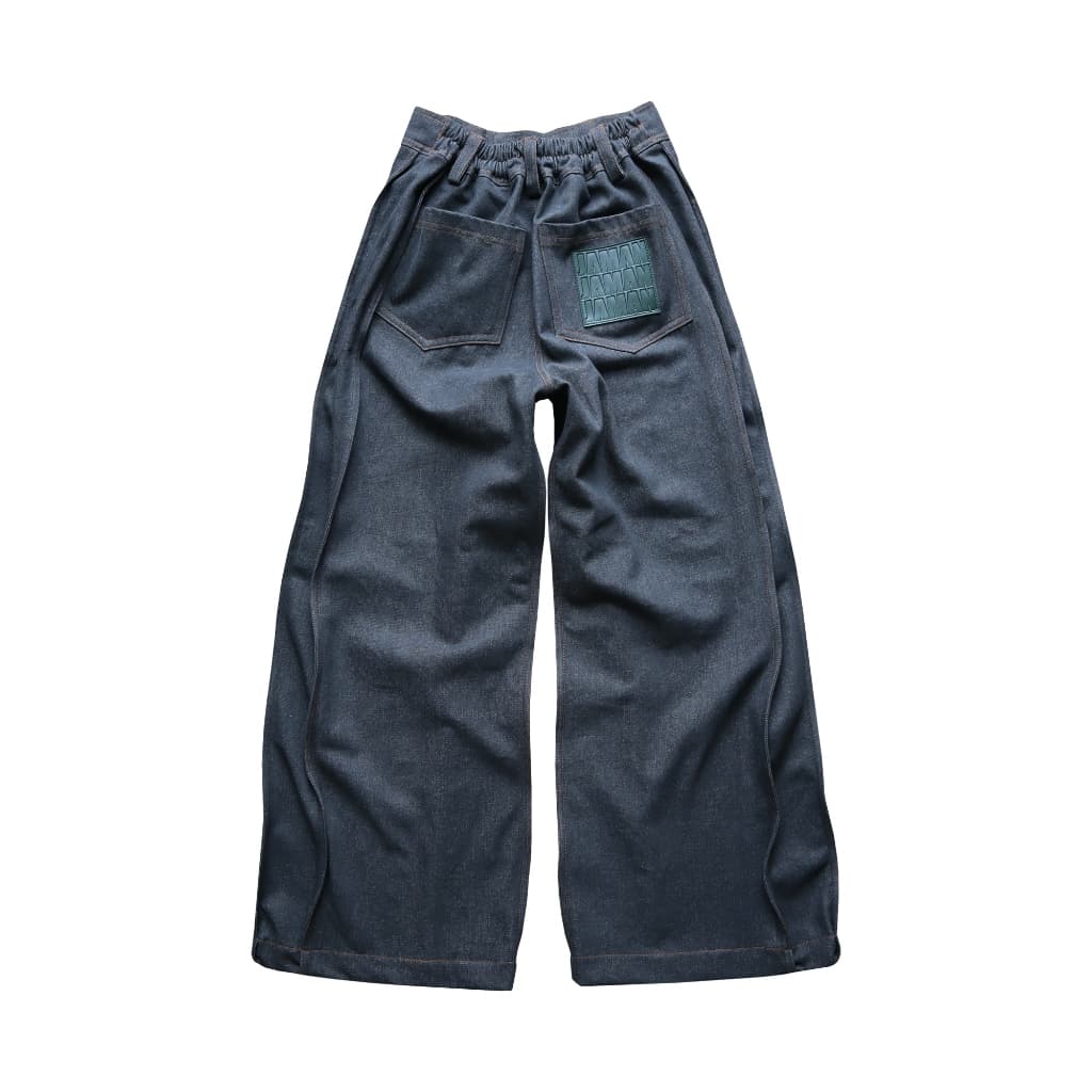 JAMANBKK / SNOW JEANS / กางเกงยีนส์ขากระบอกกว้าง รูปที่ 4