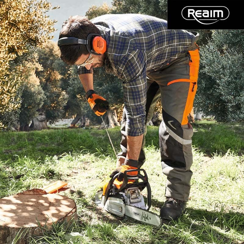 REAIM เลื่อยยนต์ / เลื่อยโซ่ บาร์ 20นิ้ว รุ่น คุณภาพของเยอรมัน ระบบปั๊มมือ- เลื่อยโซ่ยนต์ รูปที่ 3